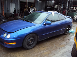 1998 ACURA INTEGRA HTBK, 1.8L GS-R 5SPEED, COLOR BLUE, STK A14164